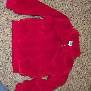 Cozy Red Kids Jacket